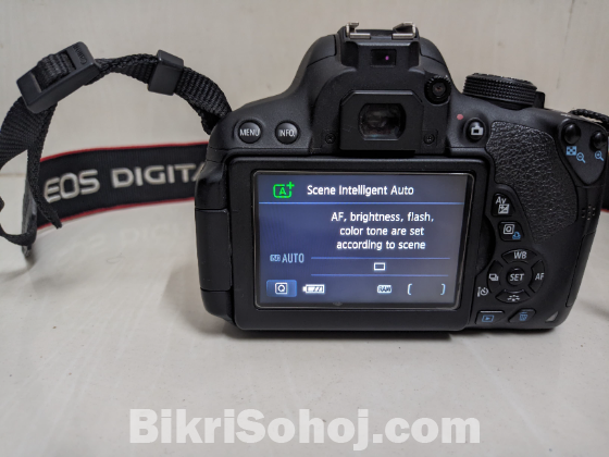 Canon 700d with canon EFS 18 - 135 mm lens